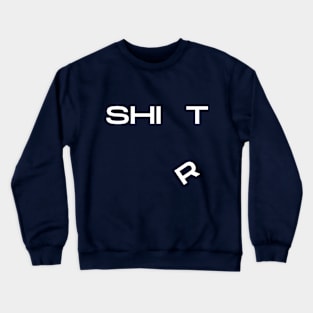 o no its falling Crewneck Sweatshirt